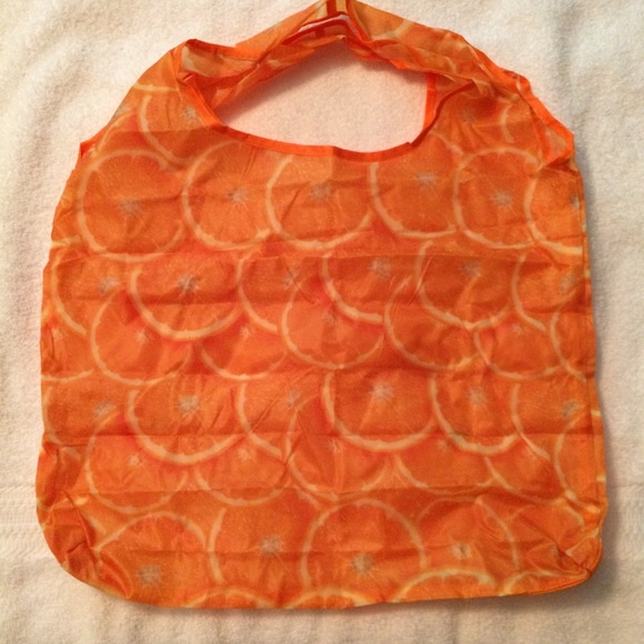 🍊NWT Reusable & Foldable Eco-Friendly Tote Bag🍊 - Picture 3 of 8